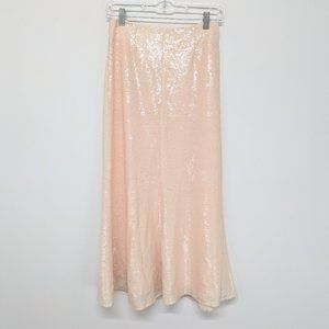 Keepsake The Label Light Pink Sequin Maxi Skirt